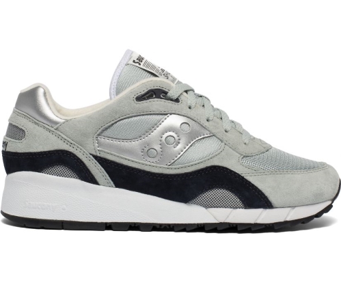 Tenis Saucony Shadow 6000 Hombre Zapatos Originales Gris / Plateadas México MX-254-AZ